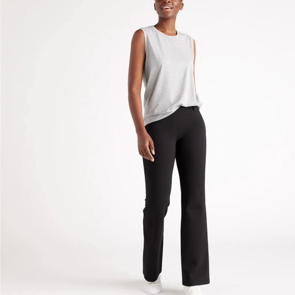 Quince Black Boot Cut Pants